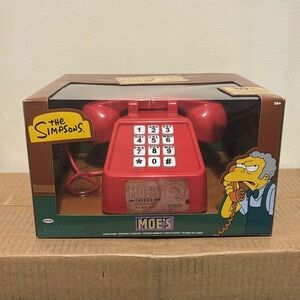 The Simpsons Moe's Tavern Red Phone New in Box! NIB